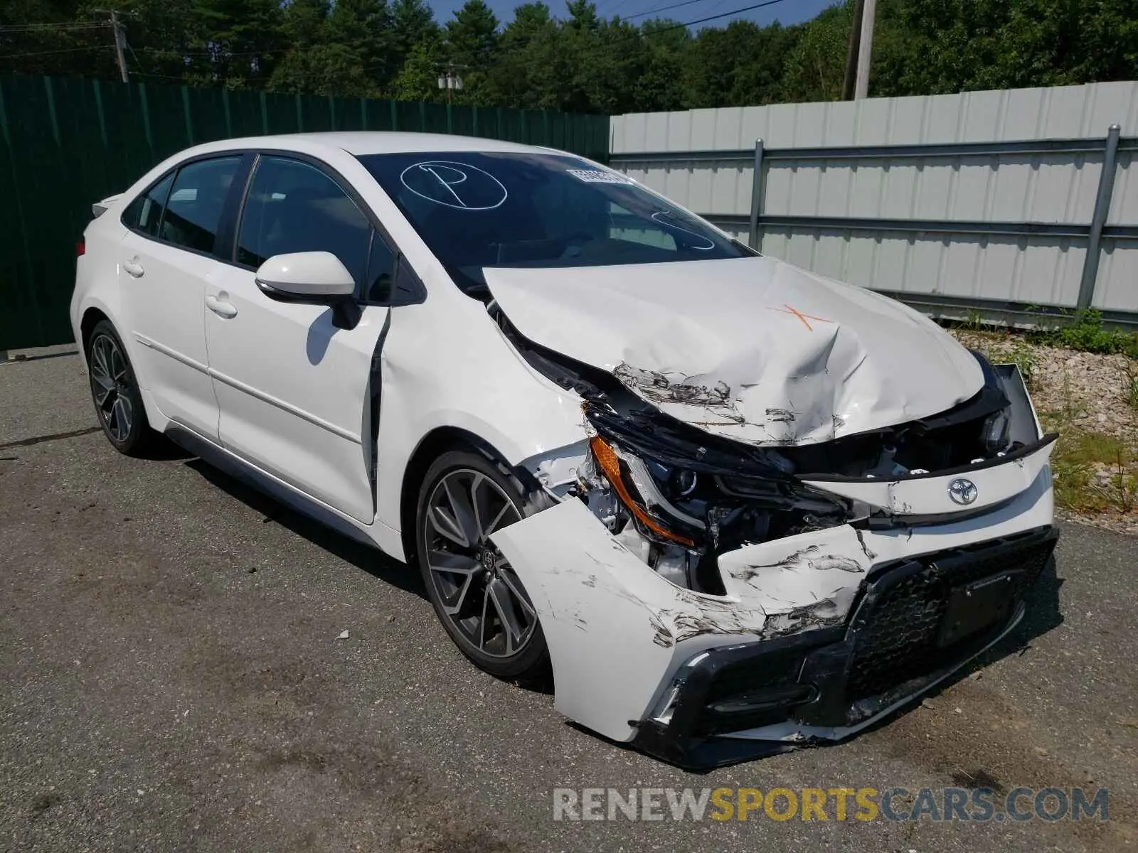 1 fotografías del automóvil dañado 5YFS4RCEXLP036345 TOYOTA COROLLA 2020