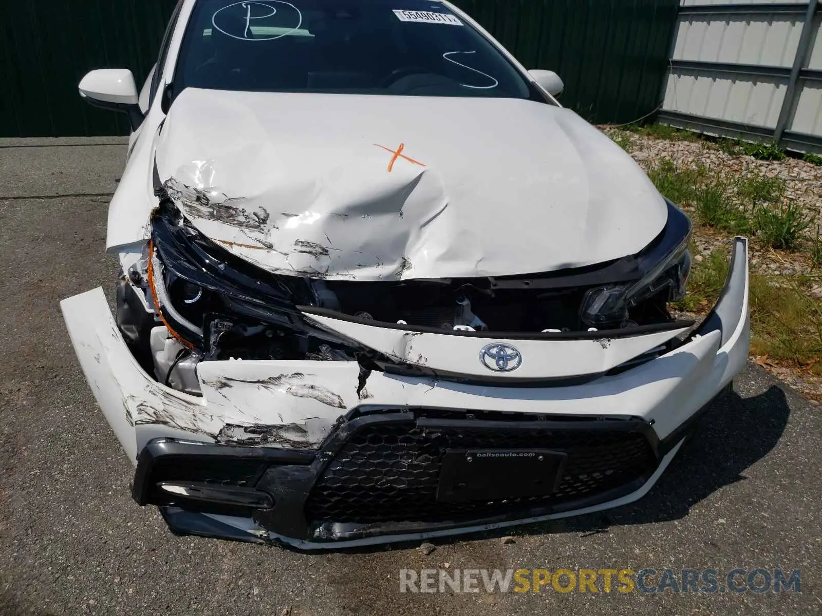 9 fotografías del automóvil dañado 5YFS4RCEXLP036345 TOYOTA COROLLA 2020