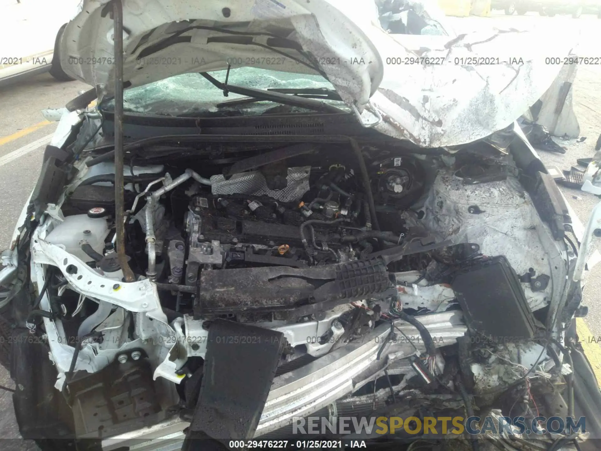 10 fotografías del automóvil dañado 5YFS4RCEXLP041500 TOYOTA COROLLA 2020