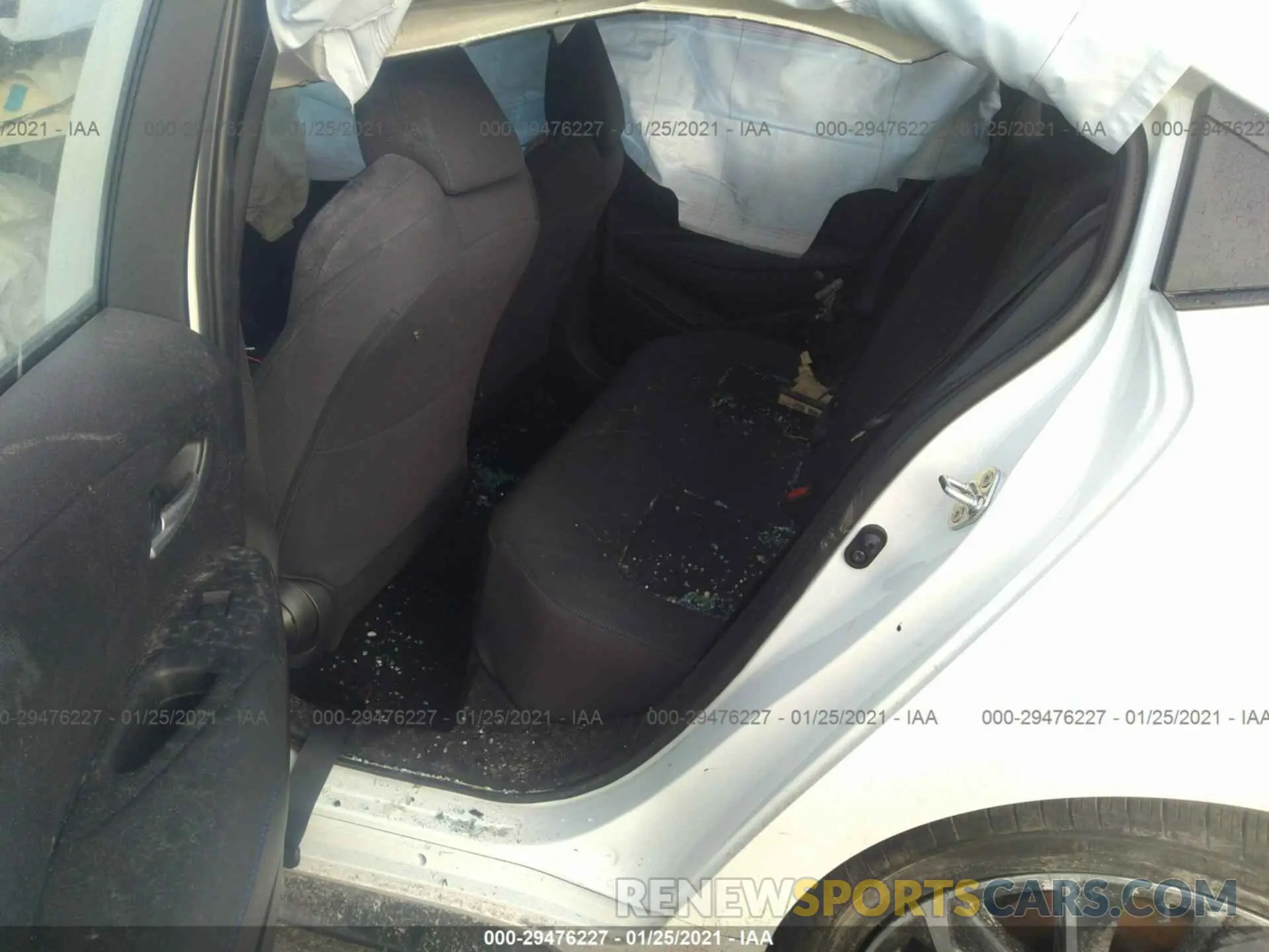 8 fotografías del automóvil dañado 5YFS4RCEXLP041500 TOYOTA COROLLA 2020