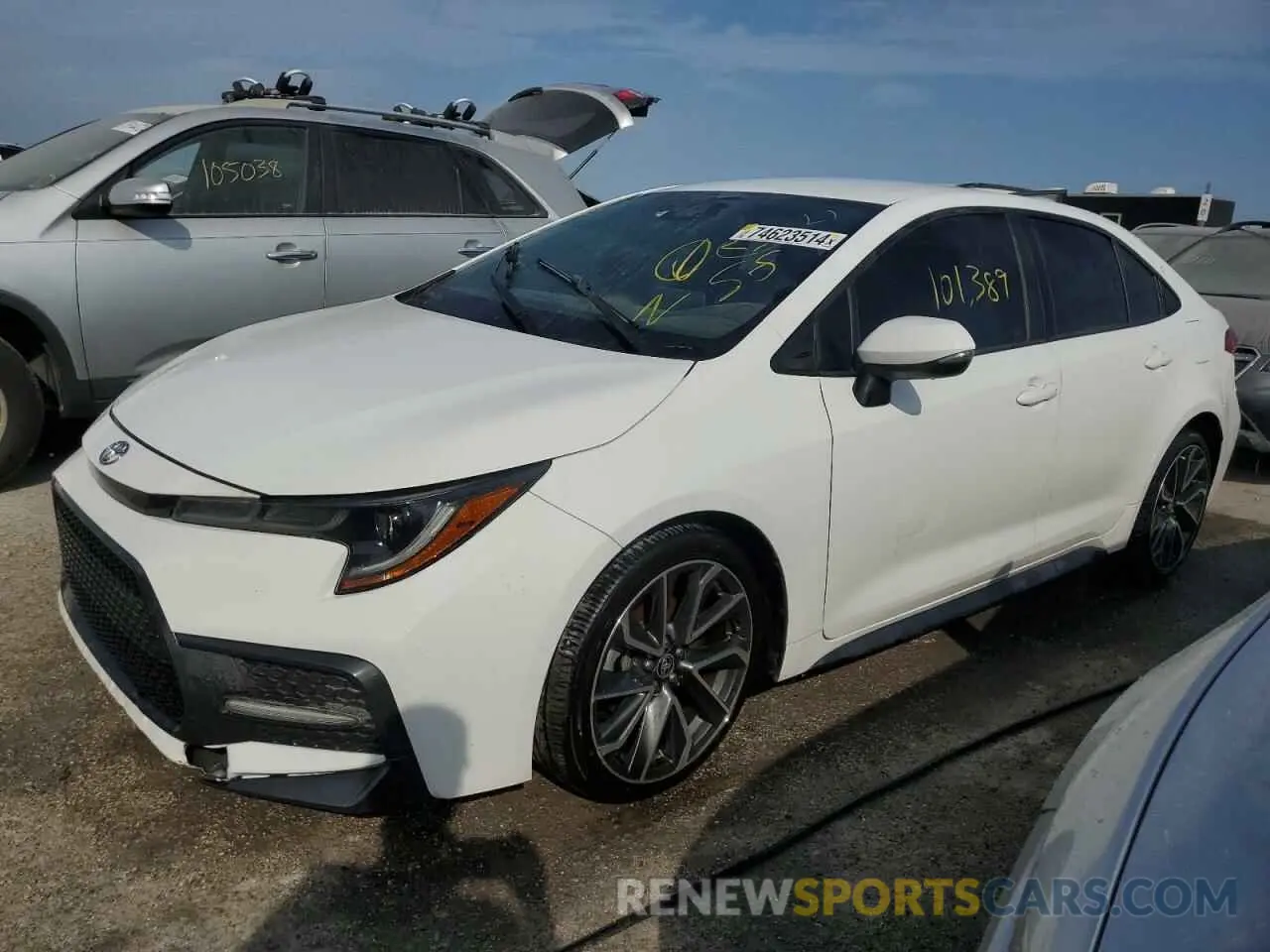 1 fotografías del automóvil dañado 5YFS4RCEXLP047846 TOYOTA COROLLA 2020