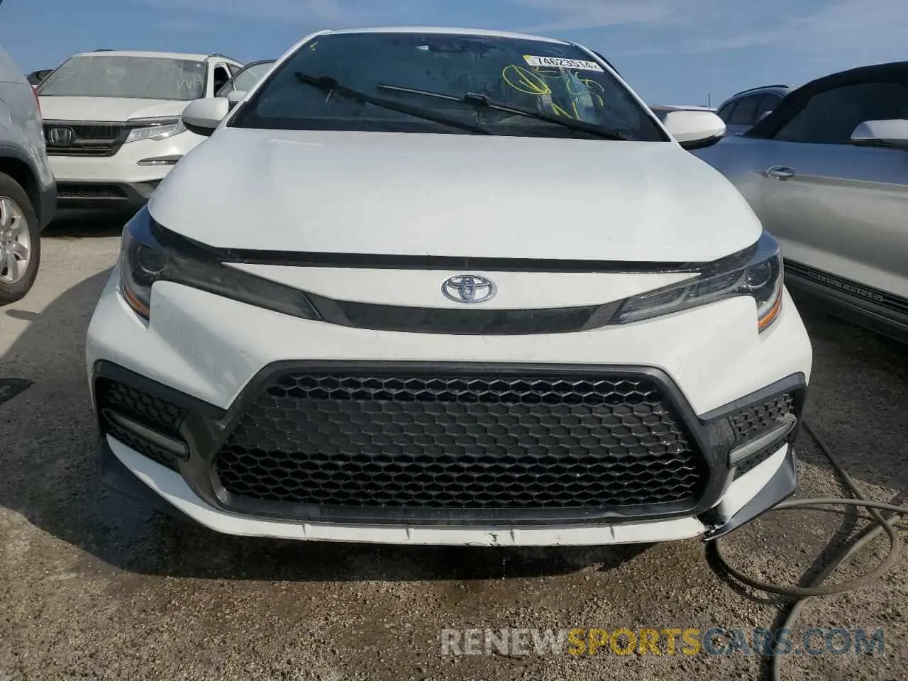 5 fotografías del automóvil dañado 5YFS4RCEXLP047846 TOYOTA COROLLA 2020