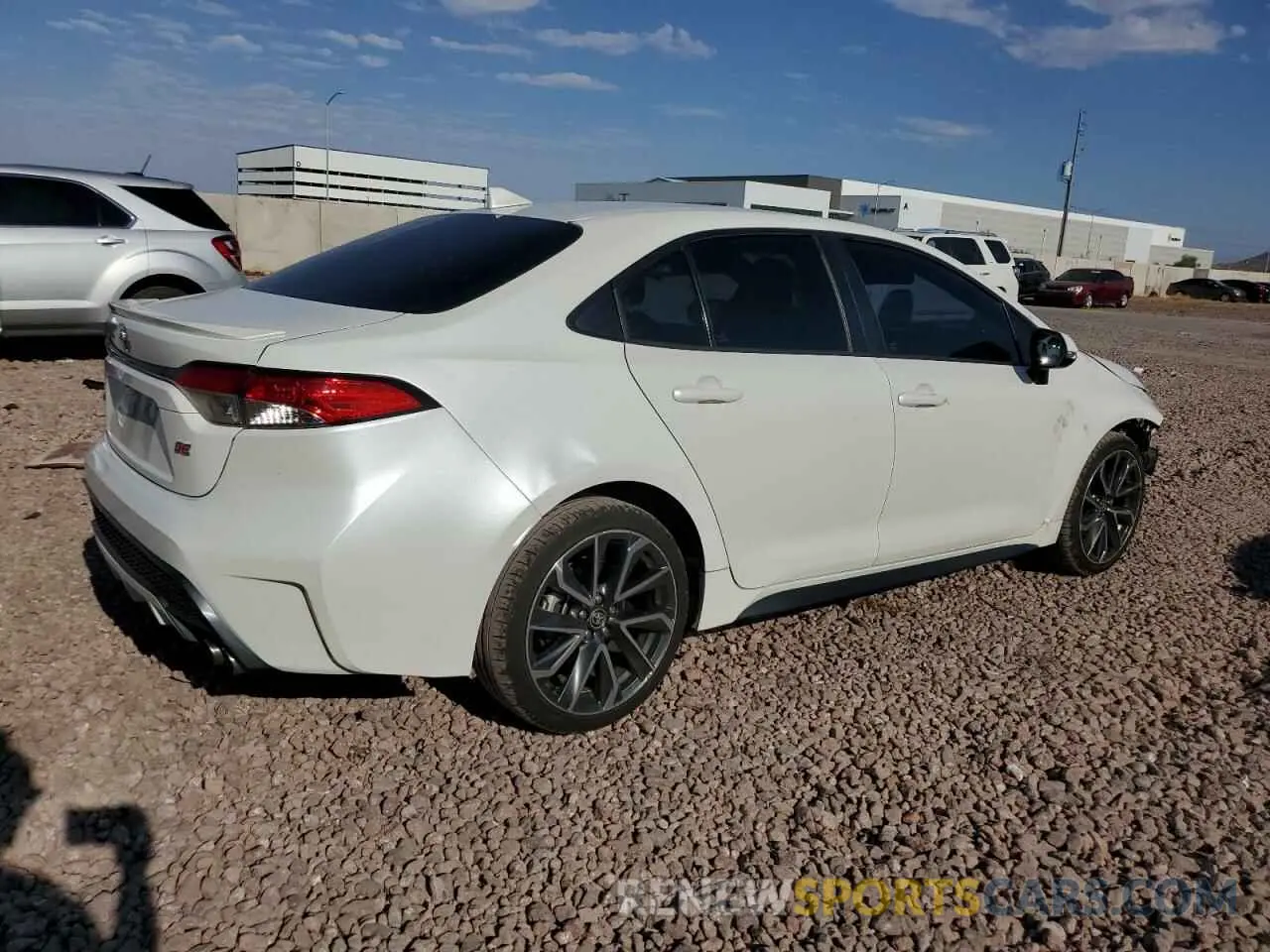 3 fotografías del automóvil dañado 5YFS4RCEXLP050584 TOYOTA COROLLA 2020