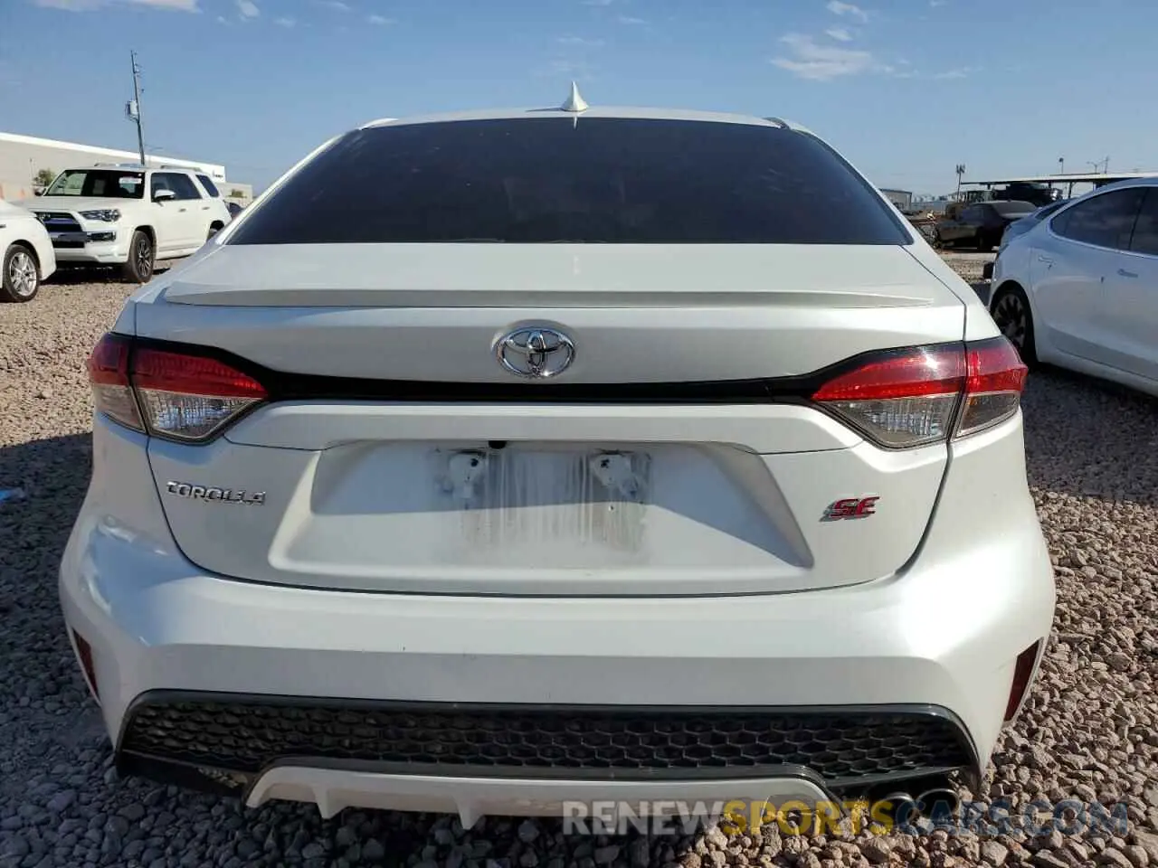 6 fotografías del automóvil dañado 5YFS4RCEXLP050584 TOYOTA COROLLA 2020
