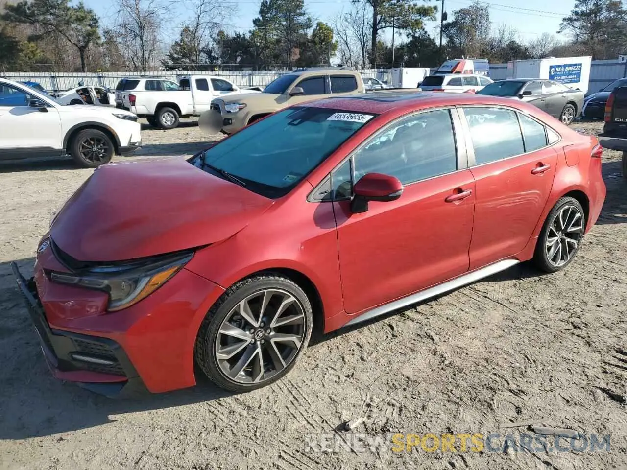 1 fotografías del automóvil dañado 5YFT4RCE1LP010396 TOYOTA COROLLA 2020