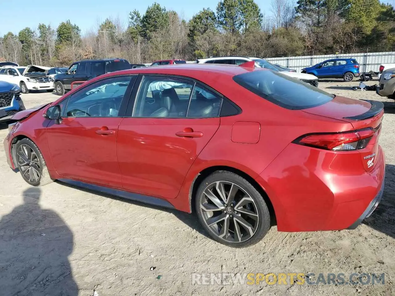 2 fotografías del automóvil dañado 5YFT4RCE1LP010396 TOYOTA COROLLA 2020