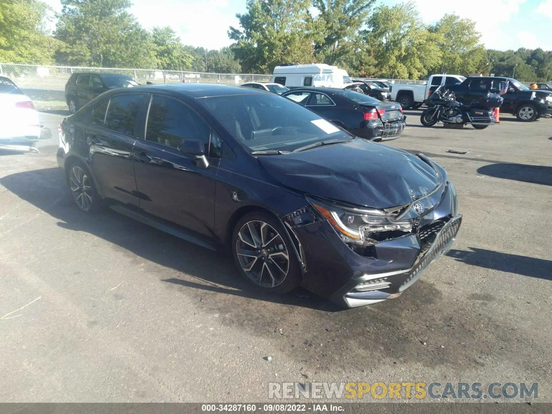 1 fotografías del automóvil dañado 5YFT4RCE1LP025206 TOYOTA COROLLA 2020