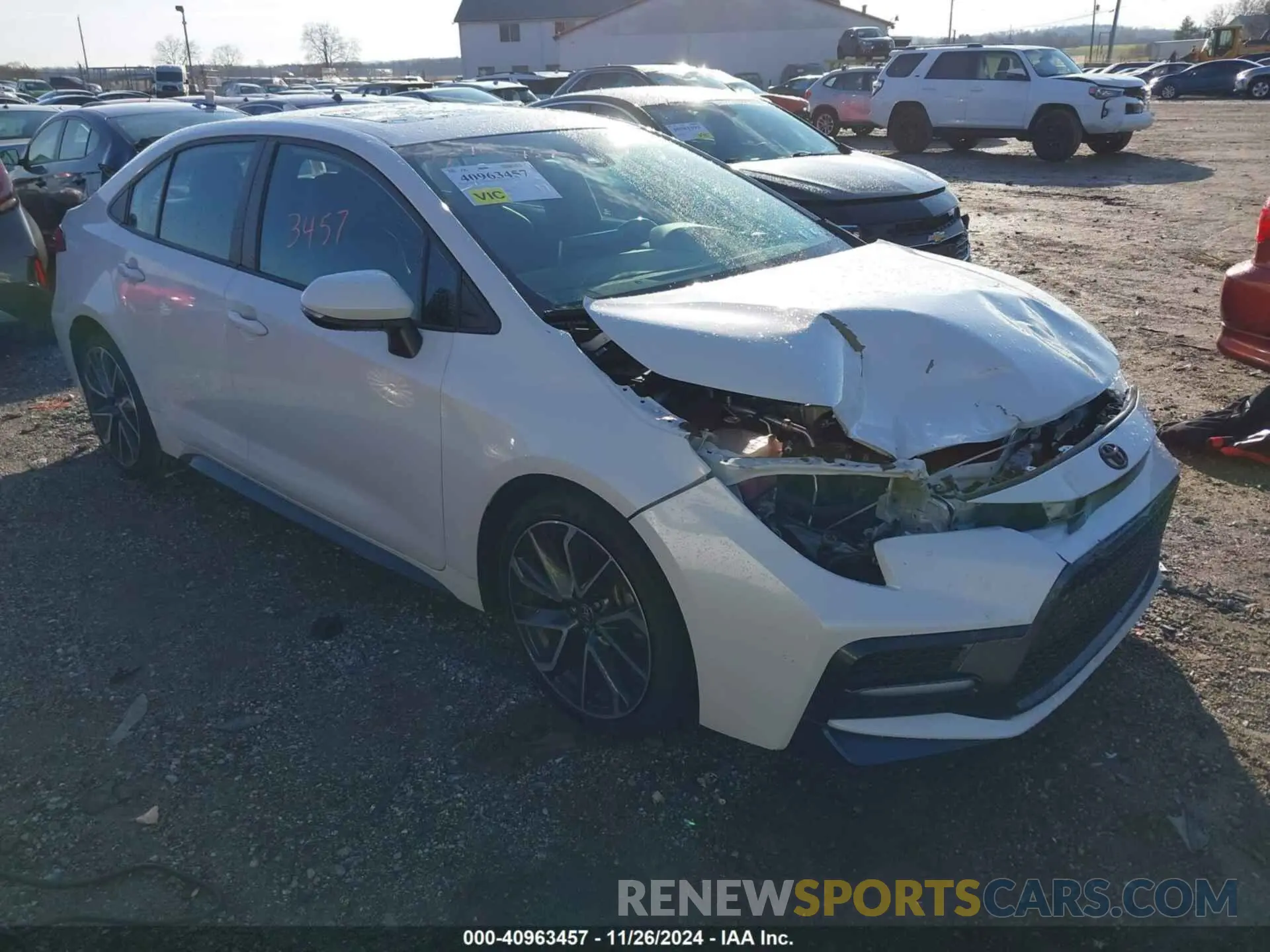 1 fotografías del automóvil dañado 5YFT4RCE2LP022931 TOYOTA COROLLA 2020