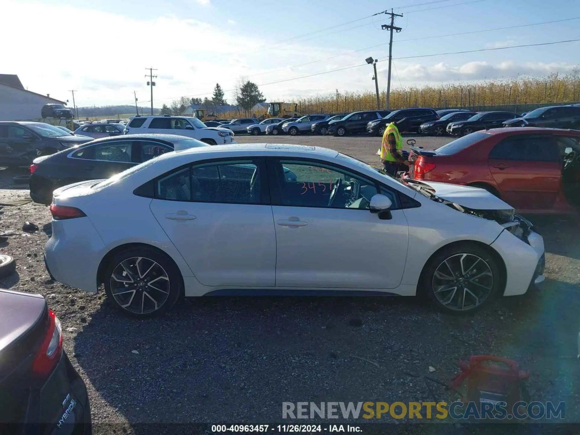 13 fotografías del automóvil dañado 5YFT4RCE2LP022931 TOYOTA COROLLA 2020