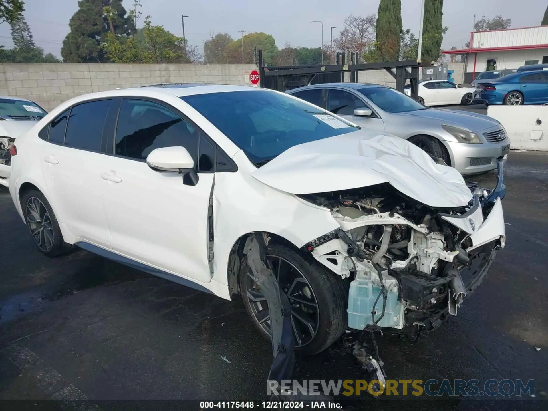 12 fotografías del automóvil dañado 5YFT4RCE3LP032979 TOYOTA COROLLA 2020