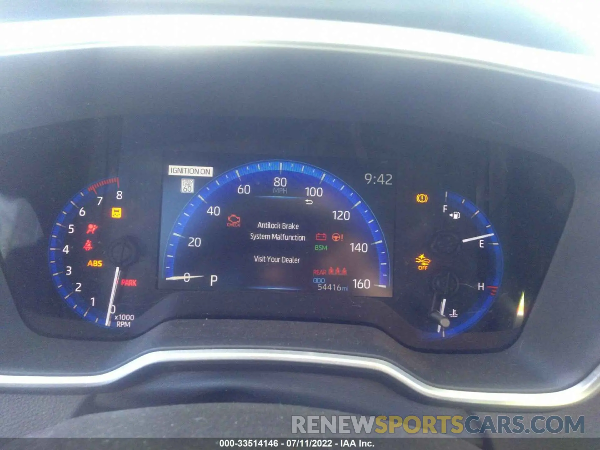 7 fotografías del automóvil dañado 5YFT4RCE4LP003216 TOYOTA COROLLA 2020