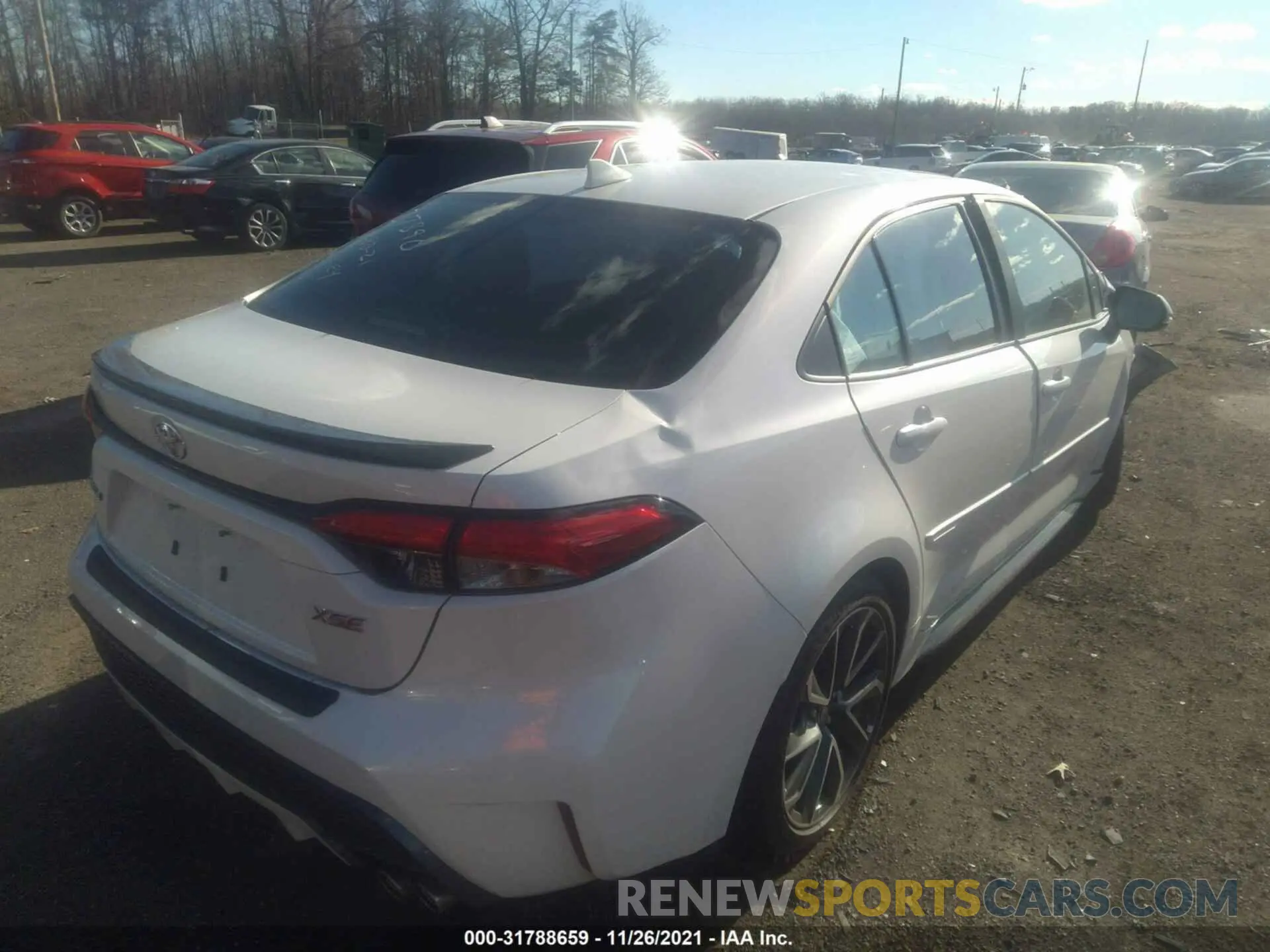 4 fotografías del automóvil dañado 5YFT4RCE6LP036086 TOYOTA COROLLA 2020