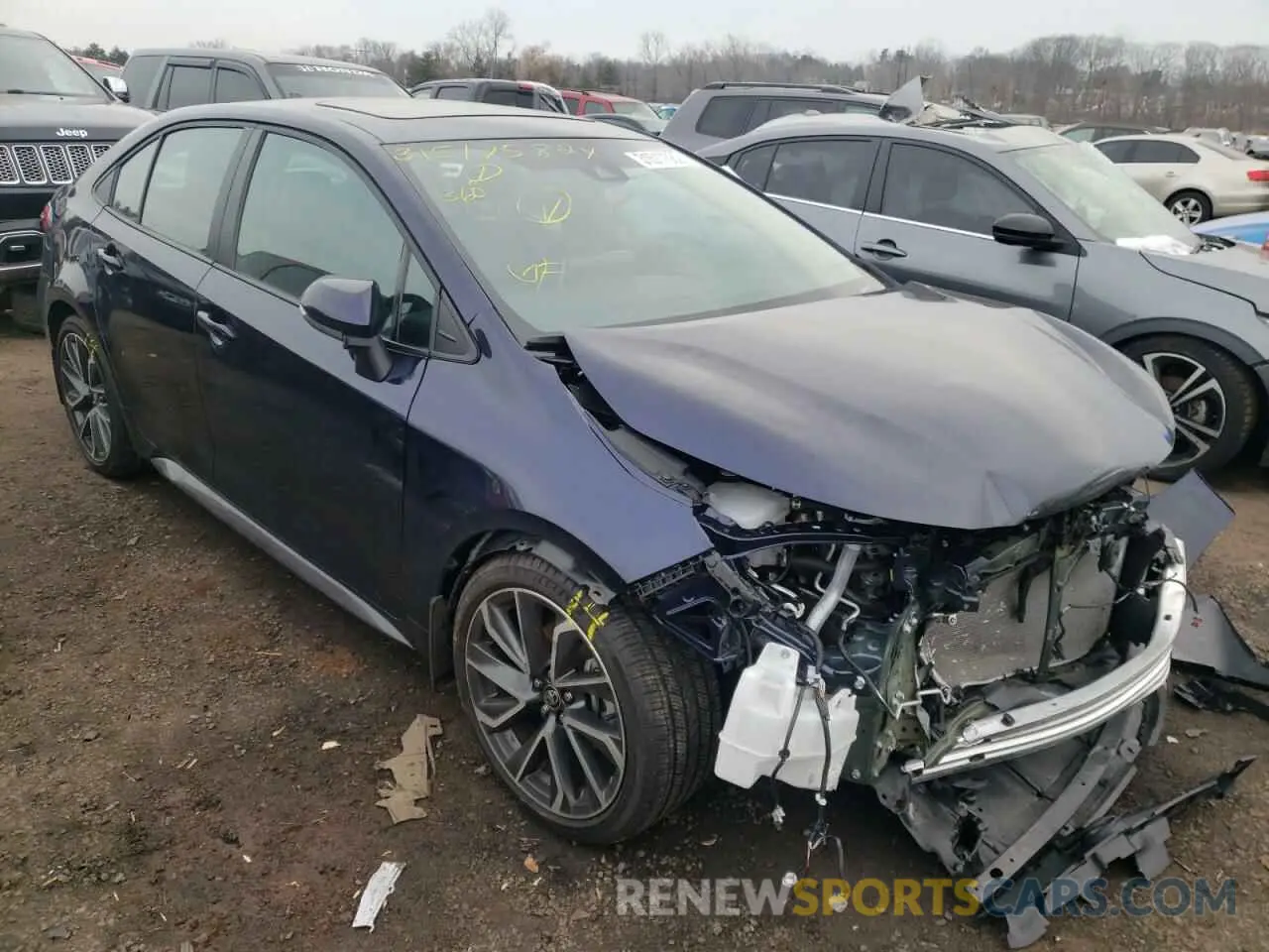 1 fotografías del automóvil dañado 5YFT4RCE7LP026411 TOYOTA COROLLA 2020