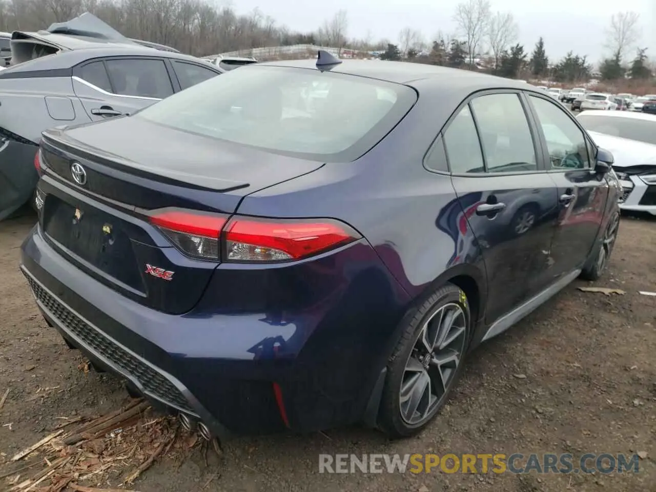 4 fotografías del automóvil dañado 5YFT4RCE7LP026411 TOYOTA COROLLA 2020