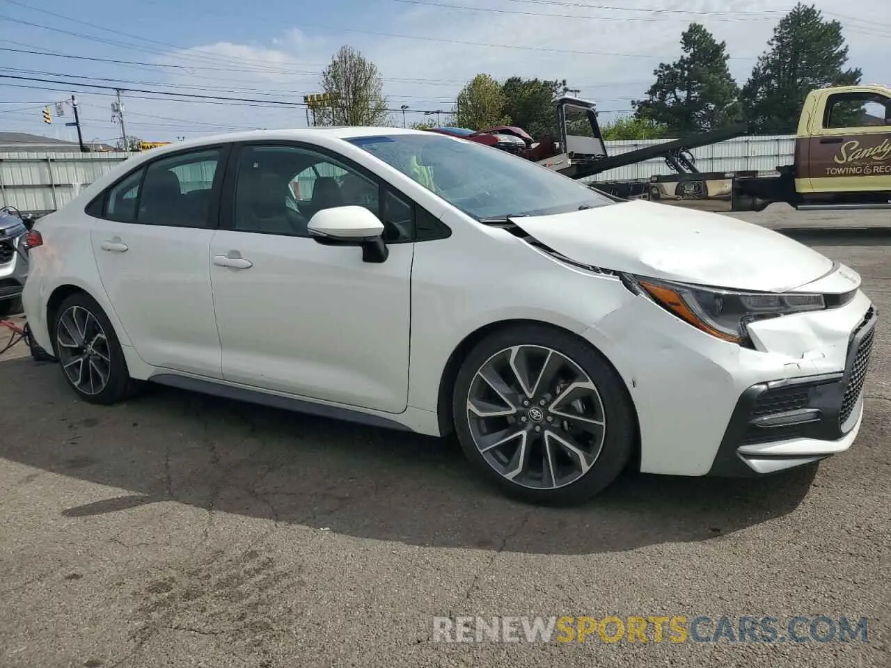 4 fotografías del automóvil dañado 5YFT4RCE7LP031222 TOYOTA COROLLA 2020