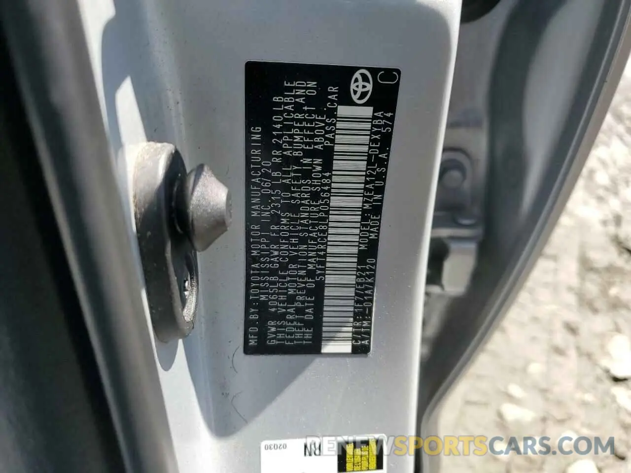 12 fotografías del automóvil dañado 5YFT4RCE8LP056484 TOYOTA COROLLA 2020