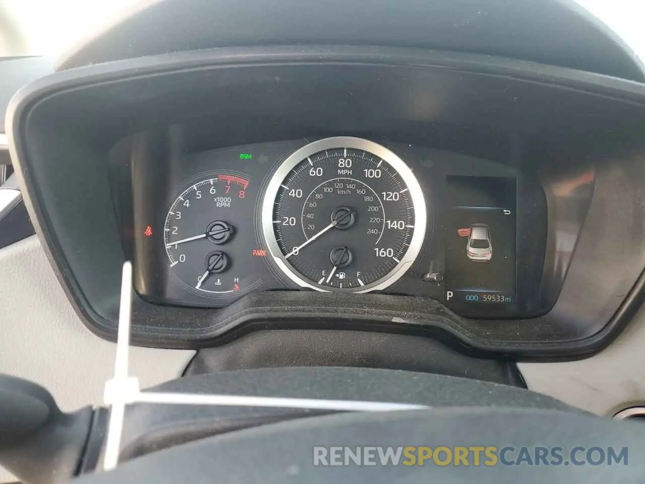 9 fotografías del automóvil dañado 5YFVPRAE3LP144880 TOYOTA COROLLA 2020