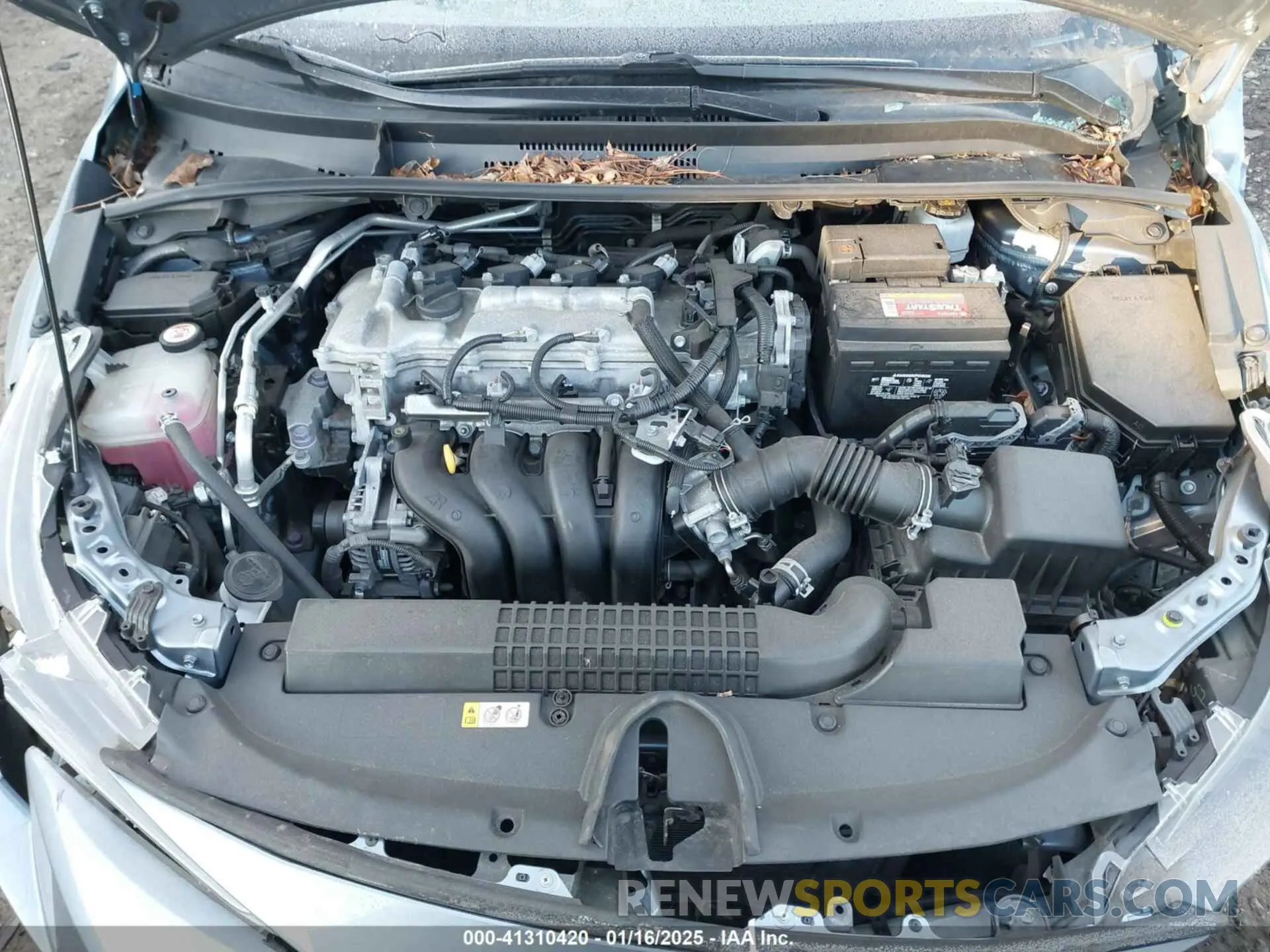 10 fotografías del automóvil dañado 5YFVPRAE7LP081430 TOYOTA COROLLA 2020