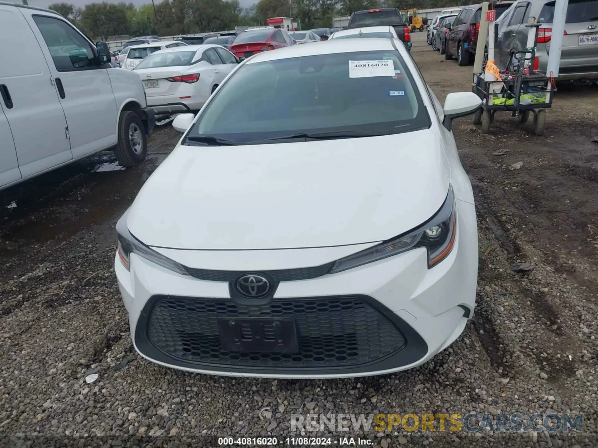 12 fotografías del automóvil dañado JTDDPRAE0LJ041271 TOYOTA COROLLA 2020