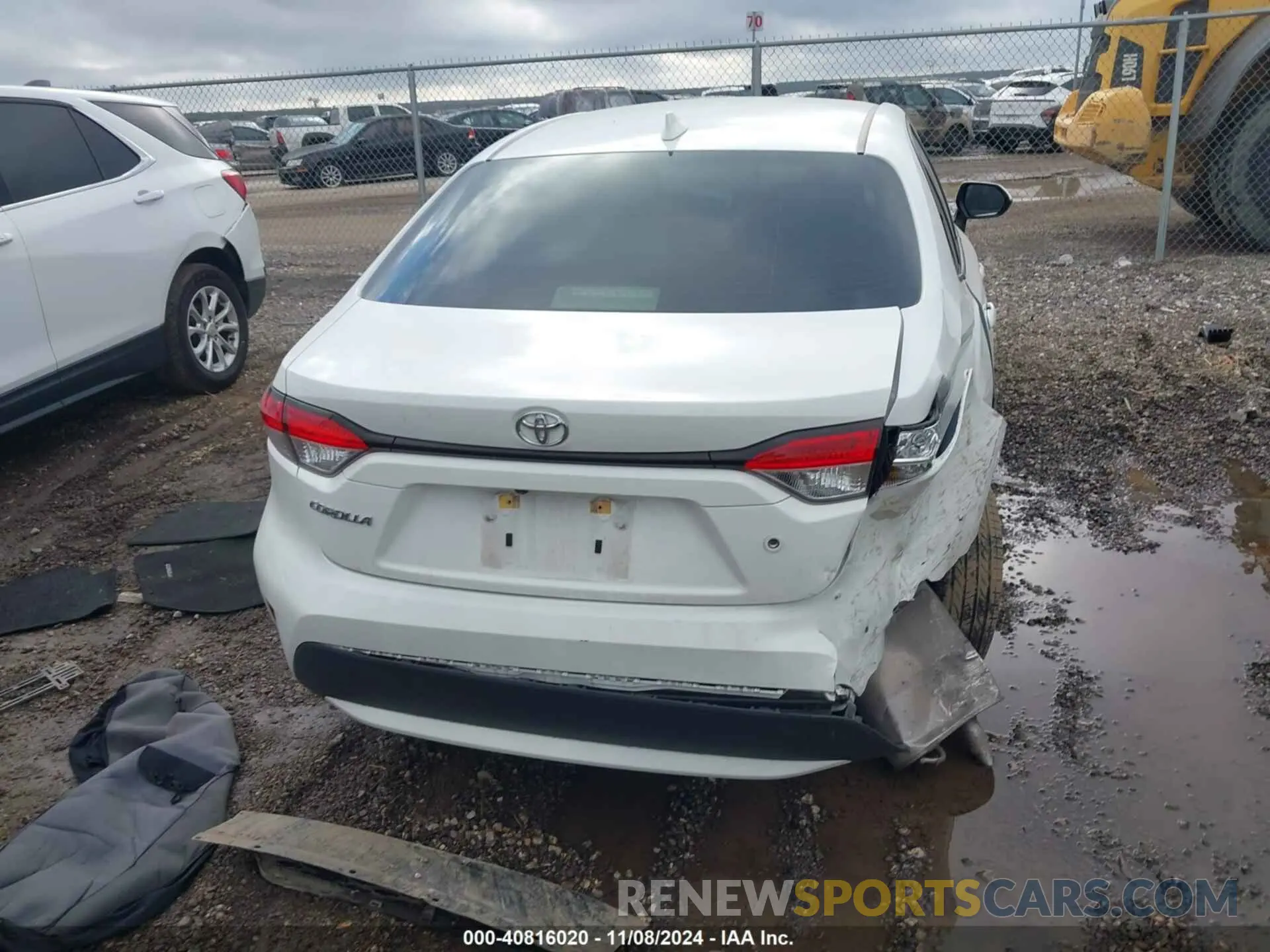 16 fotografías del automóvil dañado JTDDPRAE0LJ041271 TOYOTA COROLLA 2020