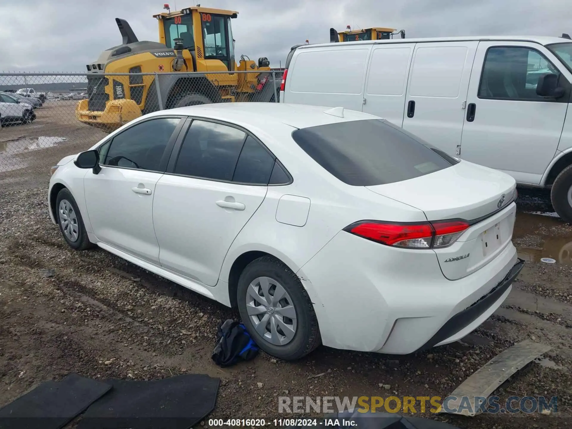 3 fotografías del automóvil dañado JTDDPRAE0LJ041271 TOYOTA COROLLA 2020
