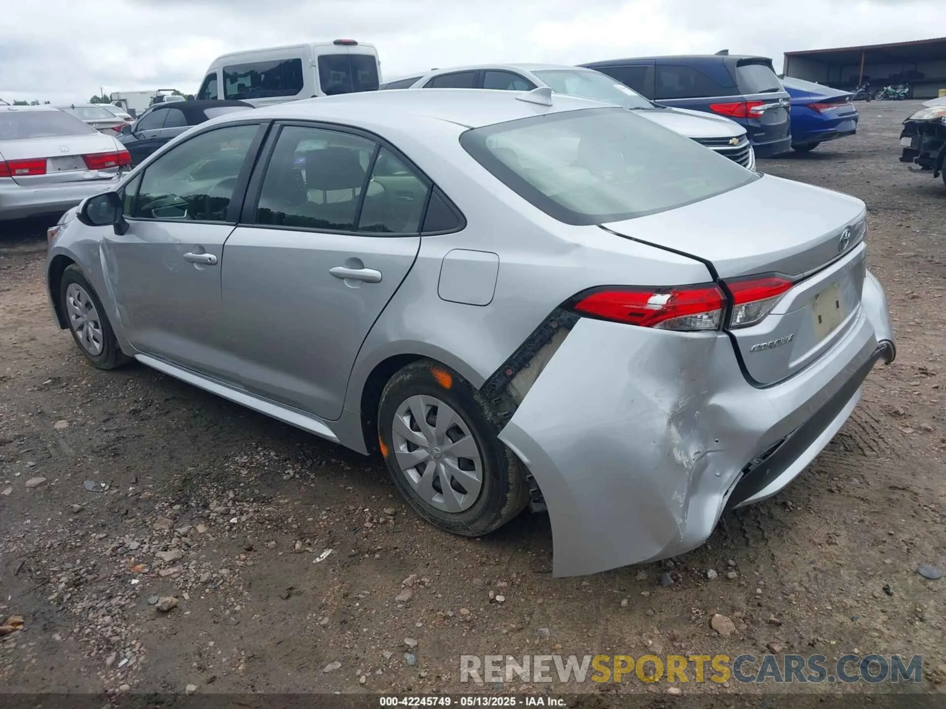 3 fotografías del automóvil dañado JTDDPRAE0LJ064260 TOYOTA COROLLA 2020