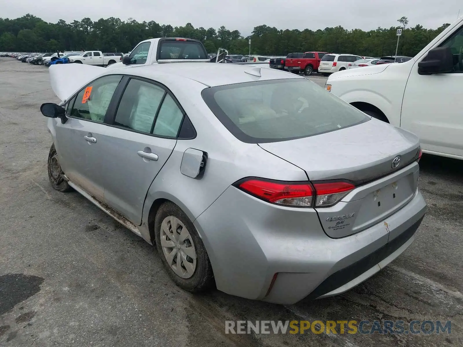 3 fotografías del automóvil dañado JTDDPRAE1LJ004309 TOYOTA COROLLA 2020