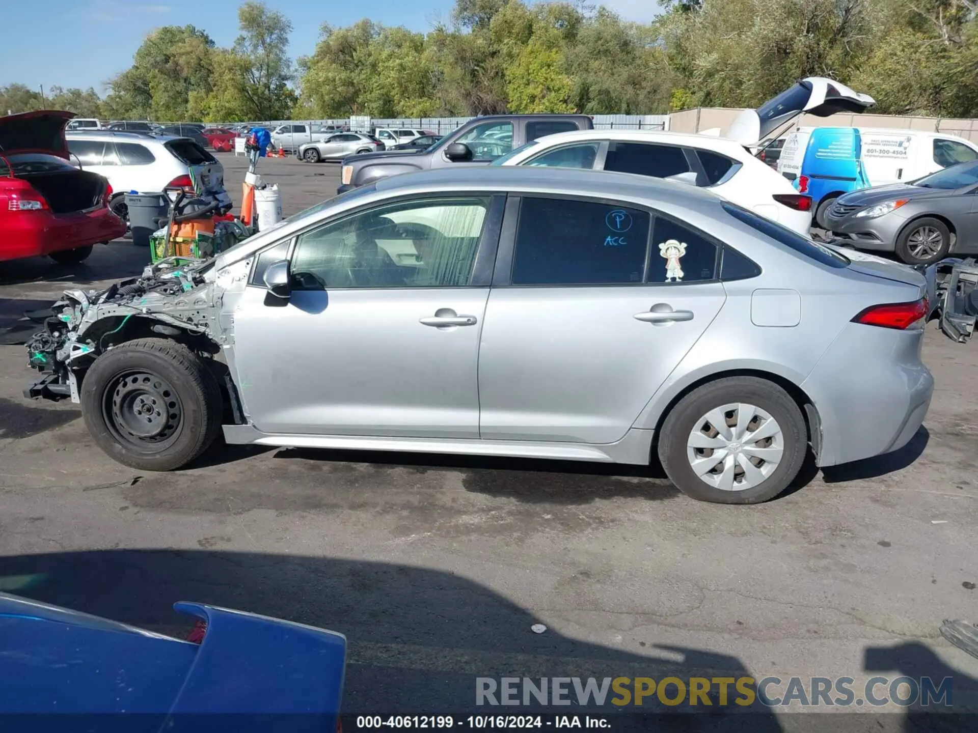 14 fotografías del automóvil dañado JTDDPRAE1LJ057897 TOYOTA COROLLA 2020