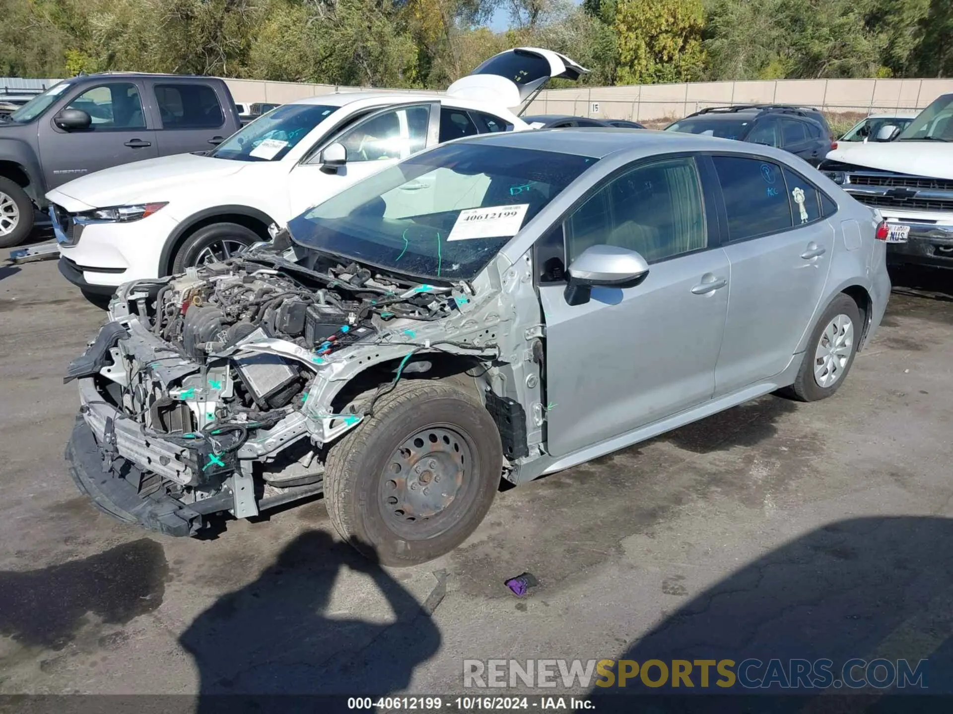 2 fotografías del automóvil dañado JTDDPRAE1LJ057897 TOYOTA COROLLA 2020