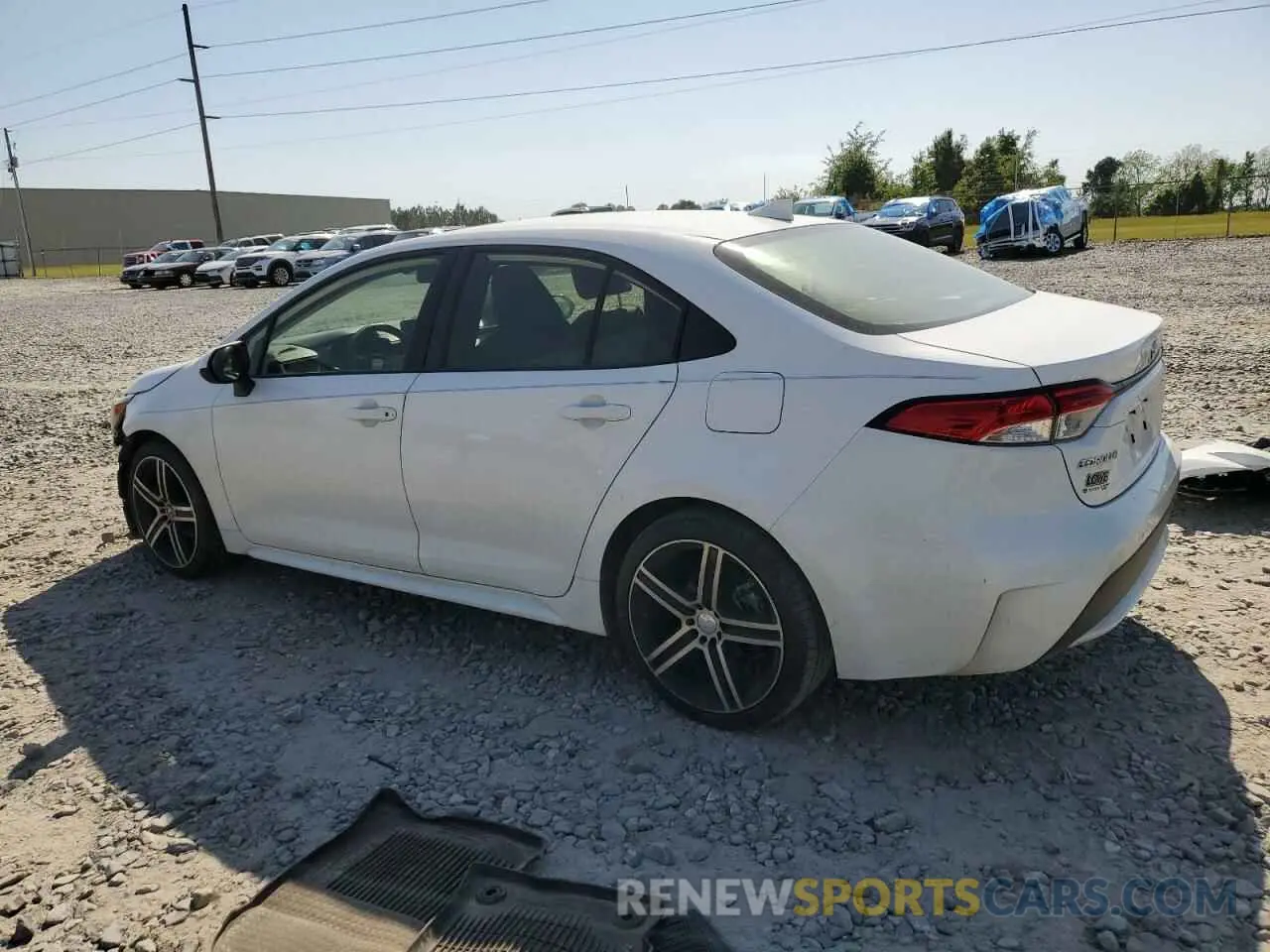 2 fotografías del automóvil dañado JTDDPRAE2LJ010197 TOYOTA COROLLA 2020