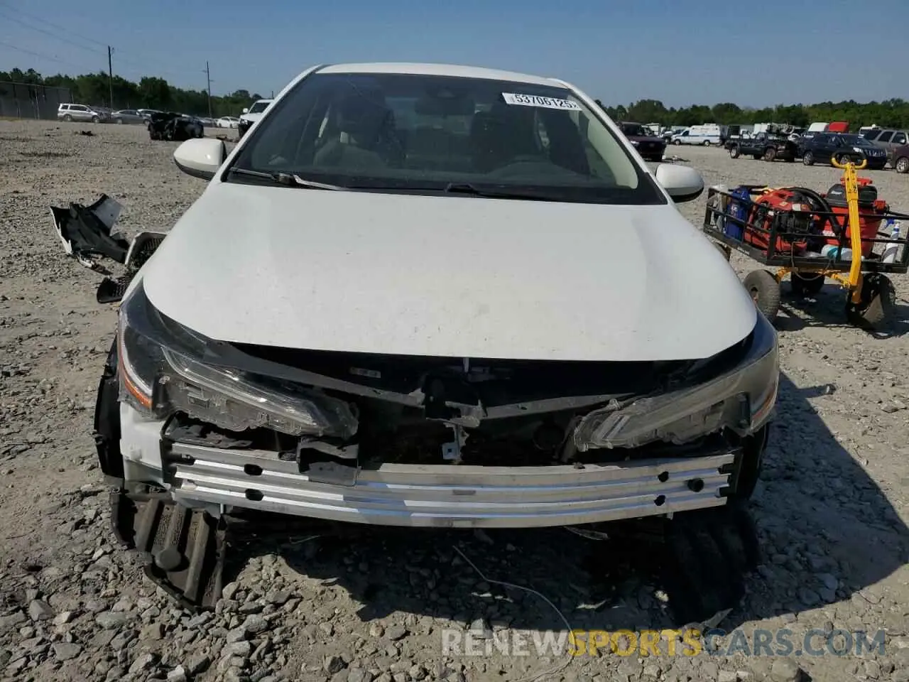5 fotografías del automóvil dañado JTDDPRAE2LJ010197 TOYOTA COROLLA 2020