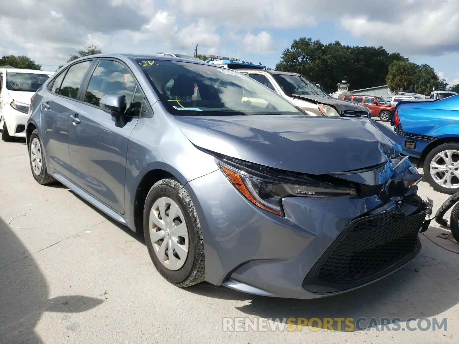 1 fotografías del automóvil dañado JTDDPRAE2LJ014038 TOYOTA COROLLA 2020