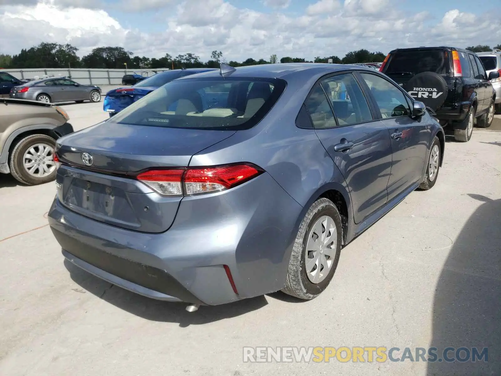 4 fotografías del automóvil dañado JTDDPRAE2LJ014038 TOYOTA COROLLA 2020