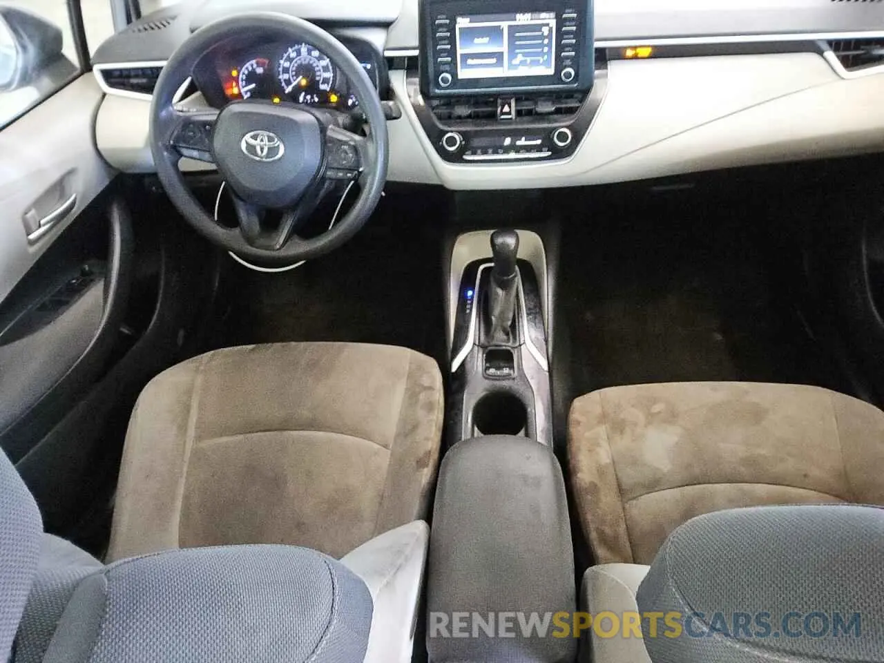 8 fotografías del automóvil dañado JTDDPRAE2LJ076412 TOYOTA COROLLA 2020