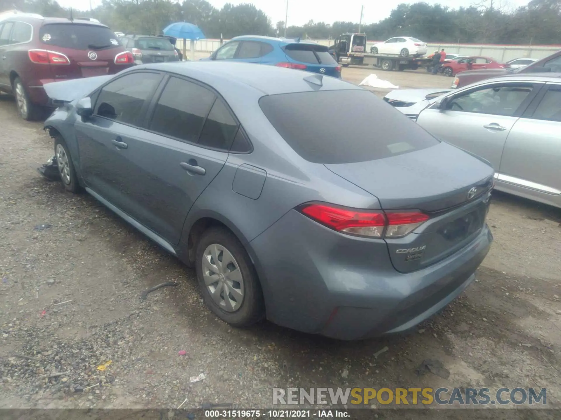 3 fotografías del automóvil dañado JTDDPRAE5LJ001641 TOYOTA COROLLA 2020