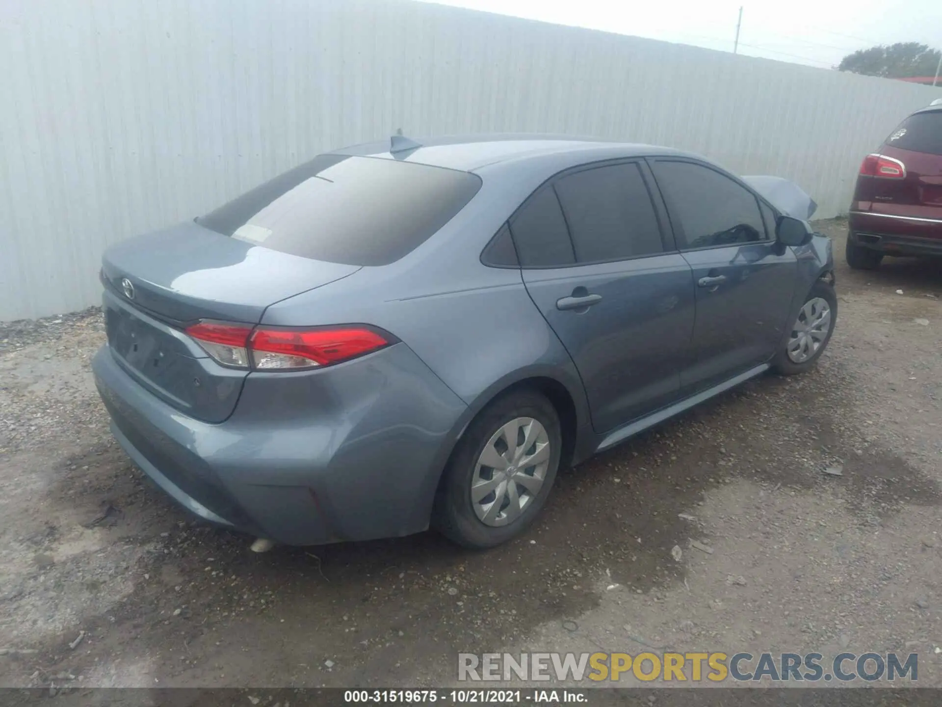 4 fotografías del automóvil dañado JTDDPRAE5LJ001641 TOYOTA COROLLA 2020