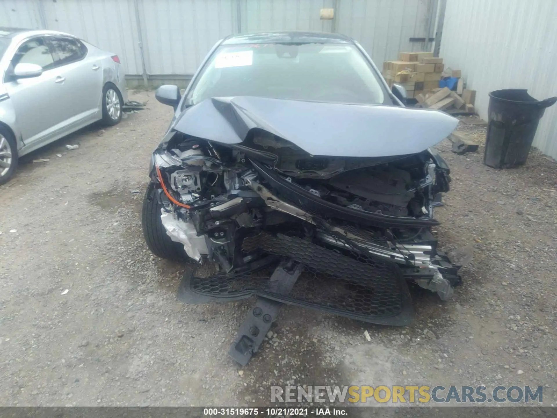 6 fotografías del automóvil dañado JTDDPRAE5LJ001641 TOYOTA COROLLA 2020