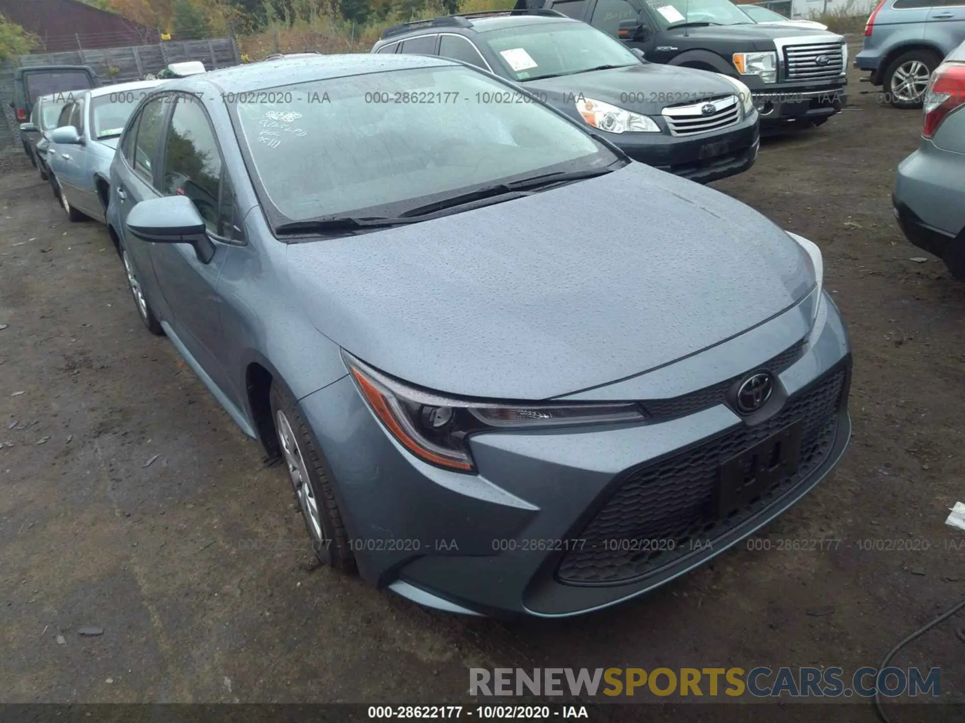 1 fotografías del automóvil dañado JTDDPRAE6LJ007903 TOYOTA COROLLA 2020