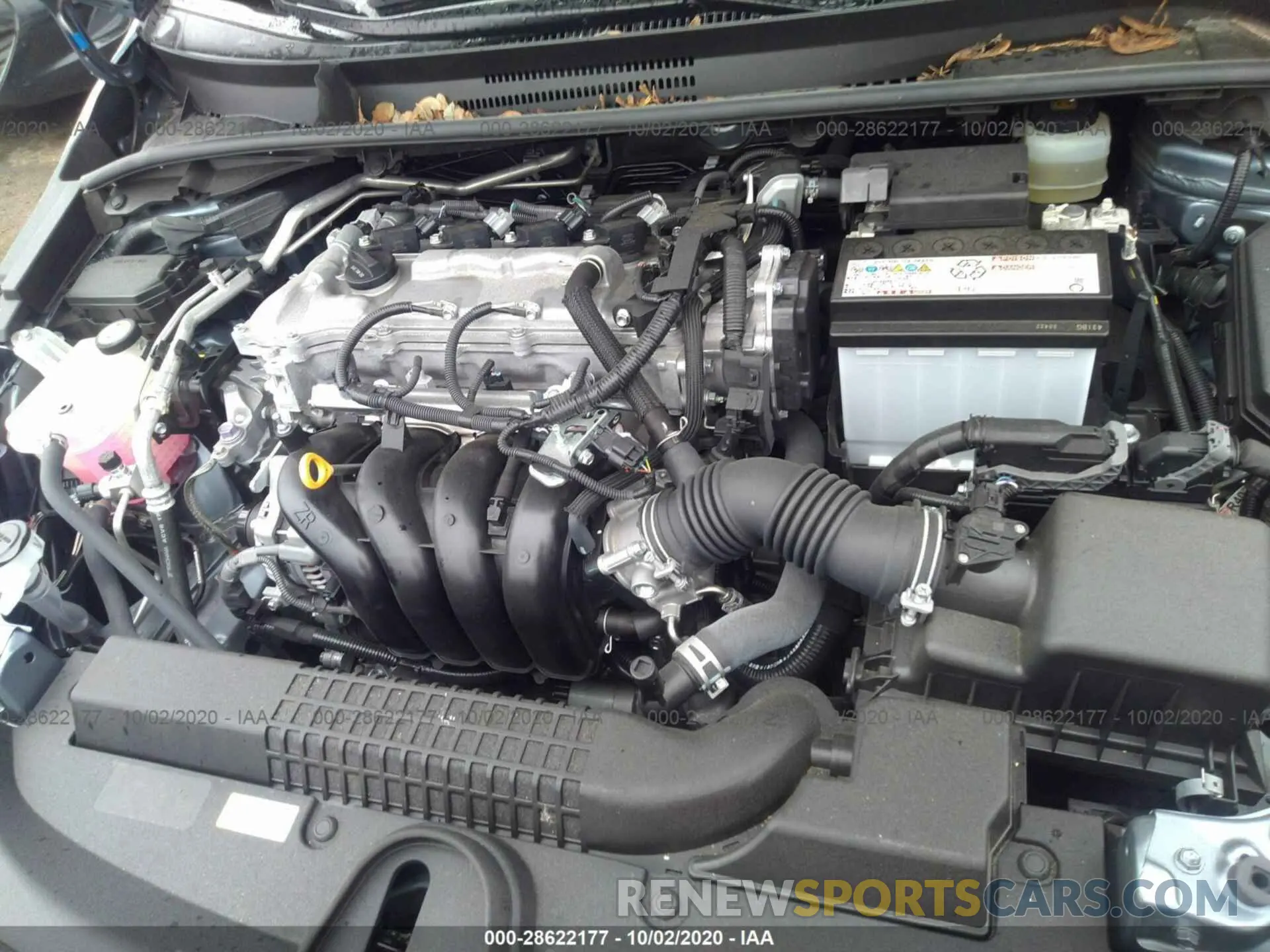 10 fotografías del automóvil dañado JTDDPRAE6LJ007903 TOYOTA COROLLA 2020