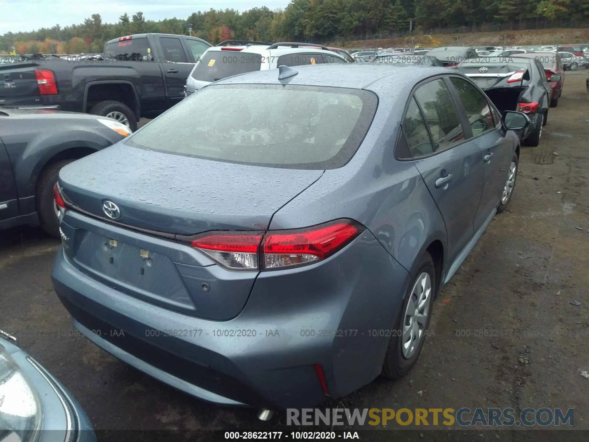 4 fotografías del automóvil dañado JTDDPRAE6LJ007903 TOYOTA COROLLA 2020
