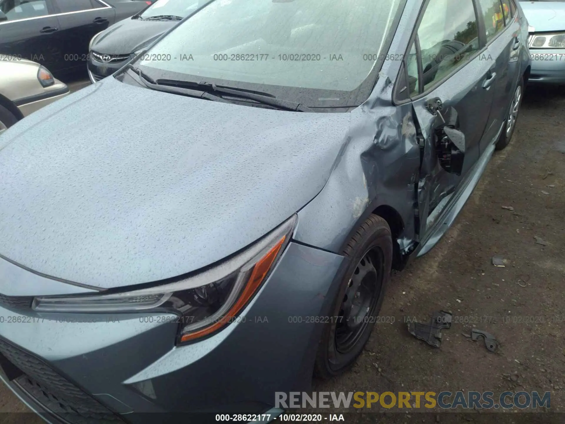 6 fotografías del automóvil dañado JTDDPRAE6LJ007903 TOYOTA COROLLA 2020