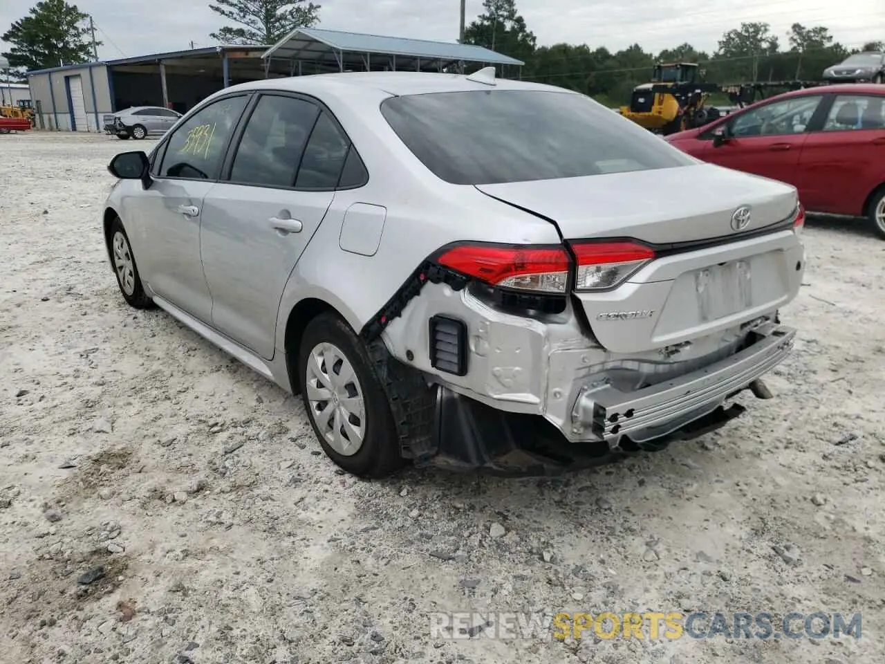 3 fotografías del automóvil dañado JTDDPRAE6LJ071617 TOYOTA COROLLA 2020
