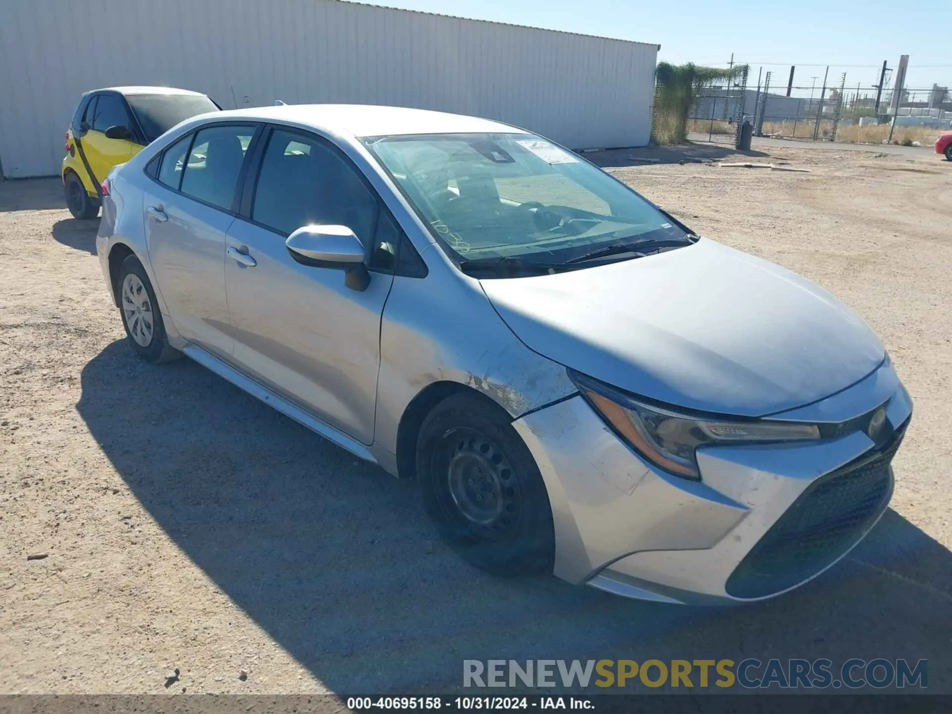 1 fotografías del automóvil dañado JTDDPRAE7LJ048931 TOYOTA COROLLA 2020