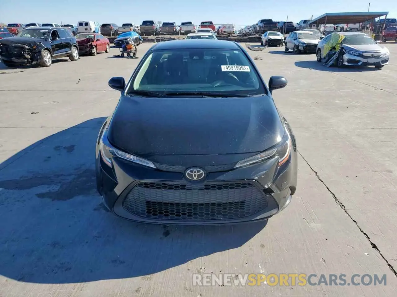 5 fotografías del automóvil dañado JTDDPRAE8LJ000368 TOYOTA COROLLA 2020