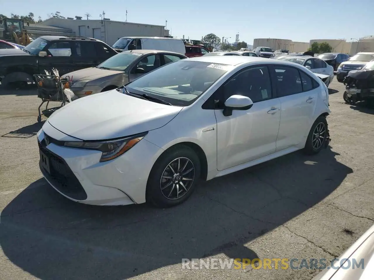 1 fotografías del automóvil dañado JTDEBRBE0LJ006098 TOYOTA COROLLA 2020