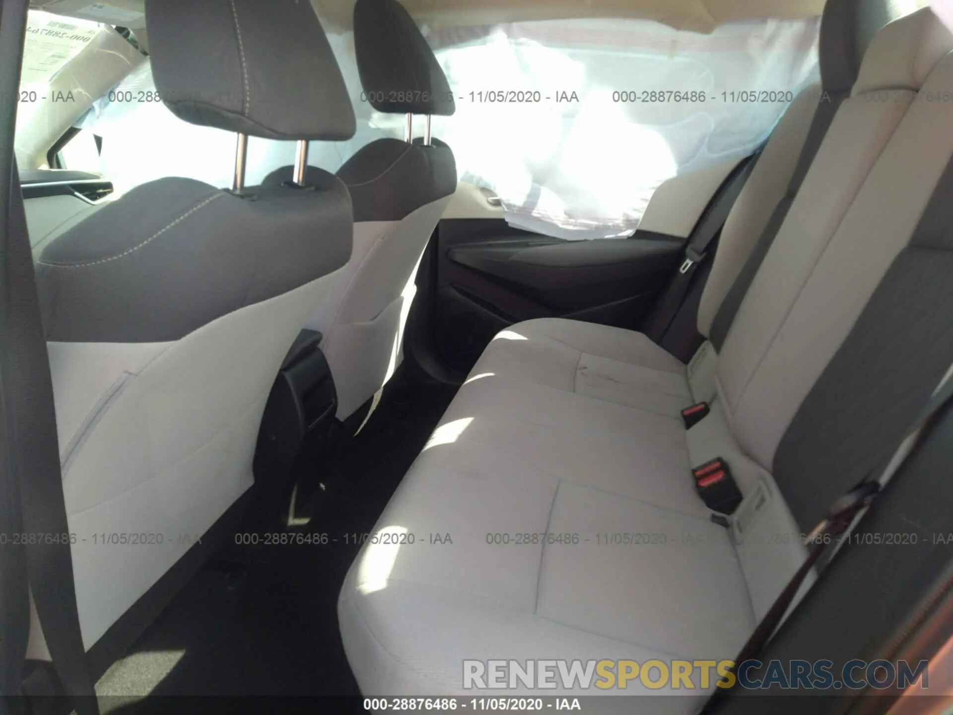 8 fotografías del automóvil dañado JTDEBRBE0LJ009437 TOYOTA COROLLA 2020