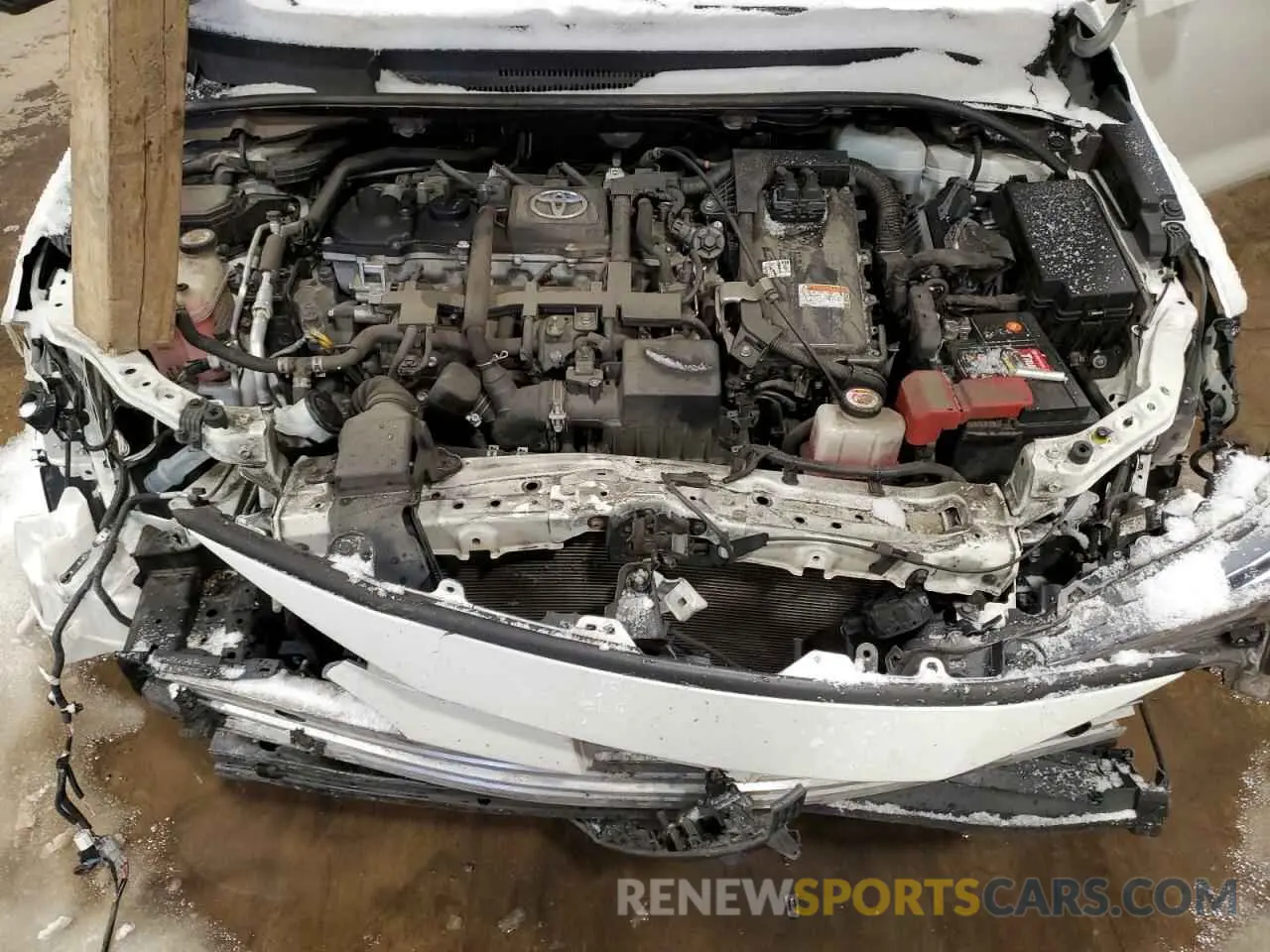 11 fotografías del automóvil dañado JTDEBRBE0LJ011303 TOYOTA COROLLA 2020