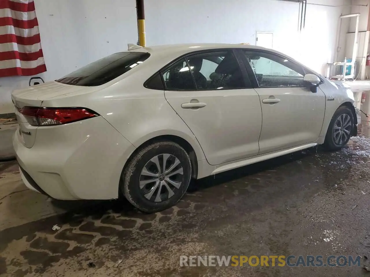 3 fotografías del automóvil dañado JTDEBRBE0LJ011303 TOYOTA COROLLA 2020