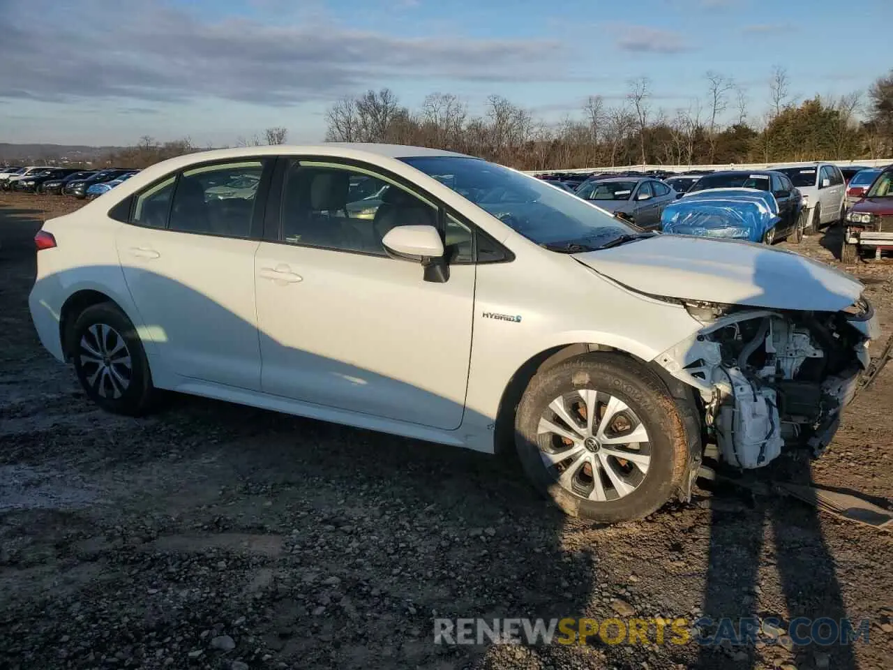 4 fotografías del automóvil dañado JTDEBRBE0LJ011303 TOYOTA COROLLA 2020