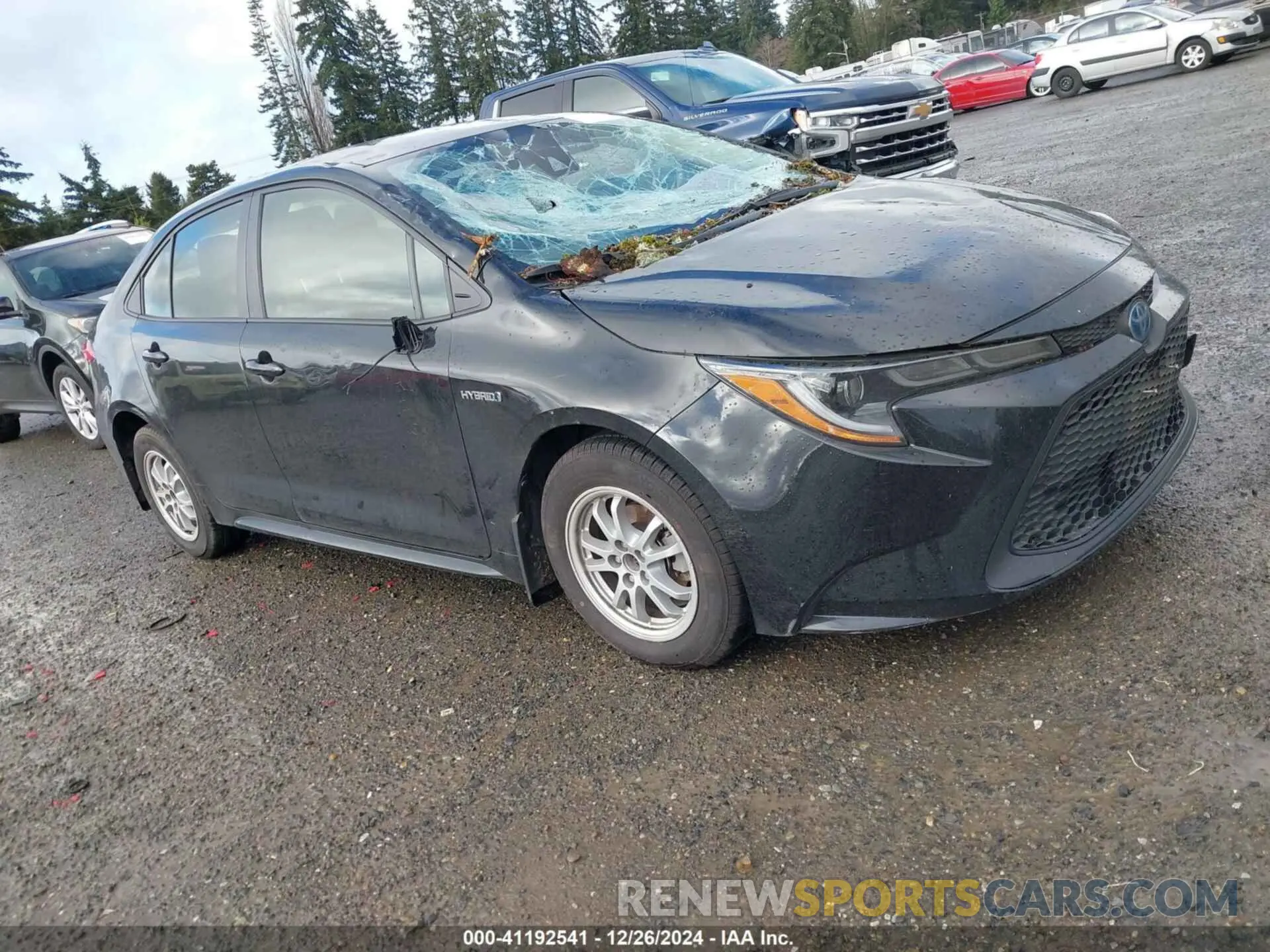 1 fotografías del automóvil dañado JTDEBRBE0LJ012466 TOYOTA COROLLA 2020